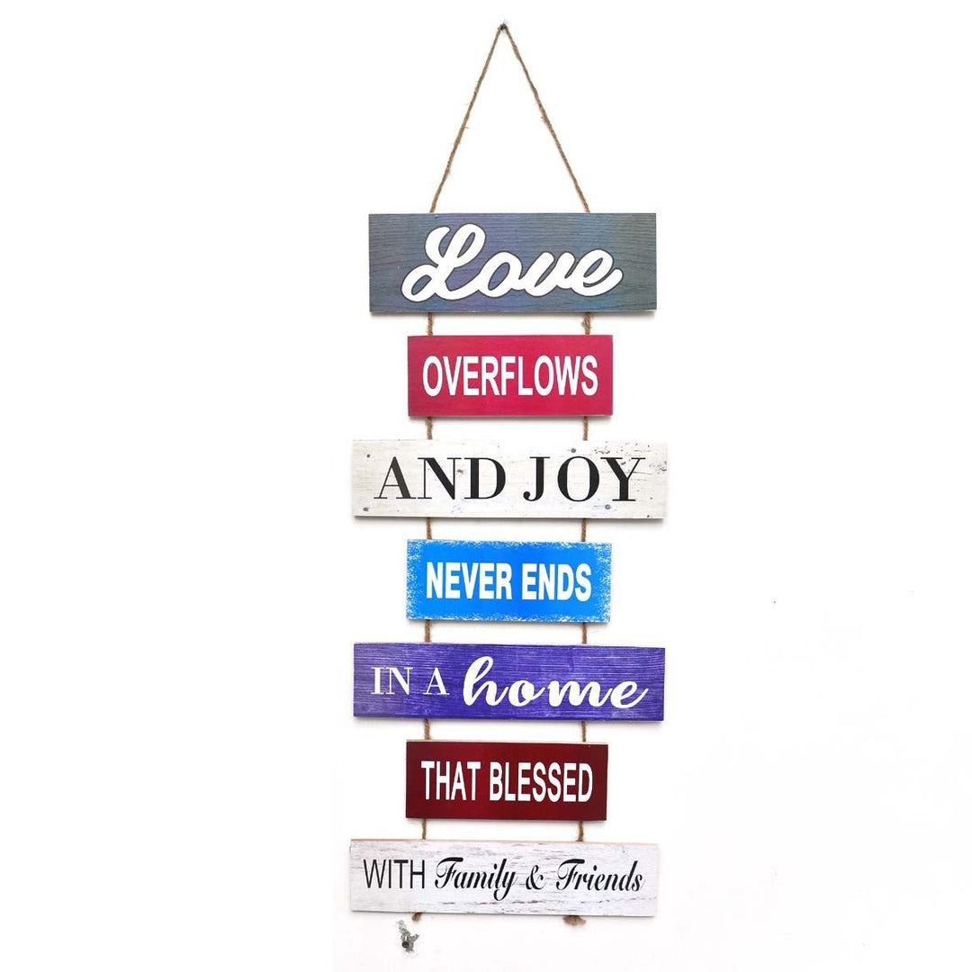 Wall "Family friends" Caption Decor | Home Décor | Waseeh Pakistan