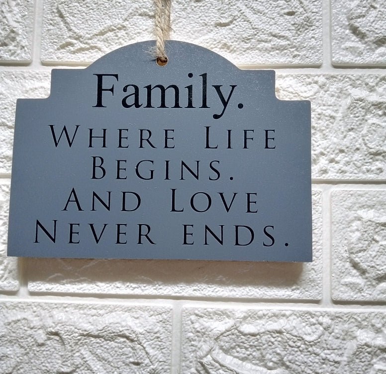 Wall "Family friends" Caption Decor | Home Décor | Waseeh Pakistan
