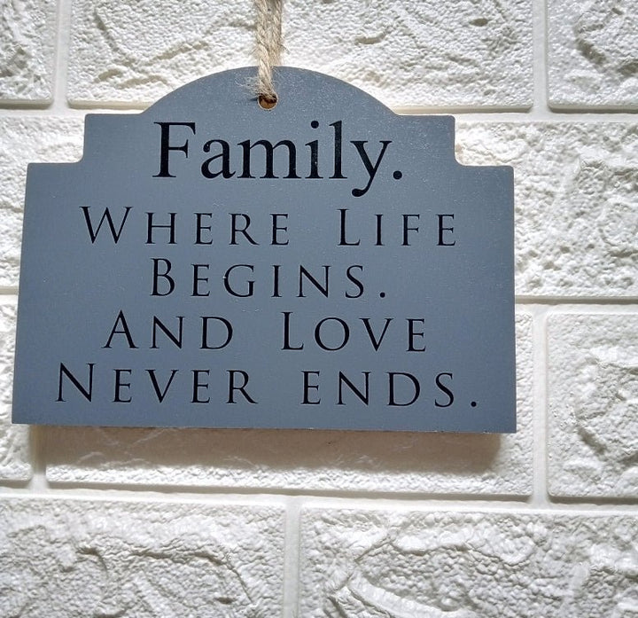 Wall "Family friends" Caption Decor | Home Décor | Waseeh Pakistan