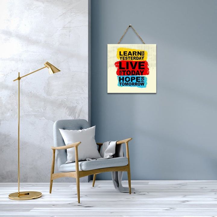 Wall "Learn Live Hope" Caption Decor | Home Décor | Waseeh Pakistan