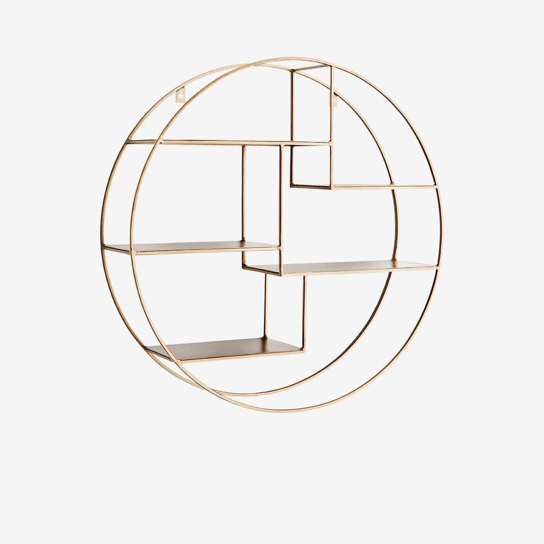 Wall-Mounted "Bohemian" Metal Storage Floating Shelve Frame Decor | Not Sale FB | Waseeh Pakistan