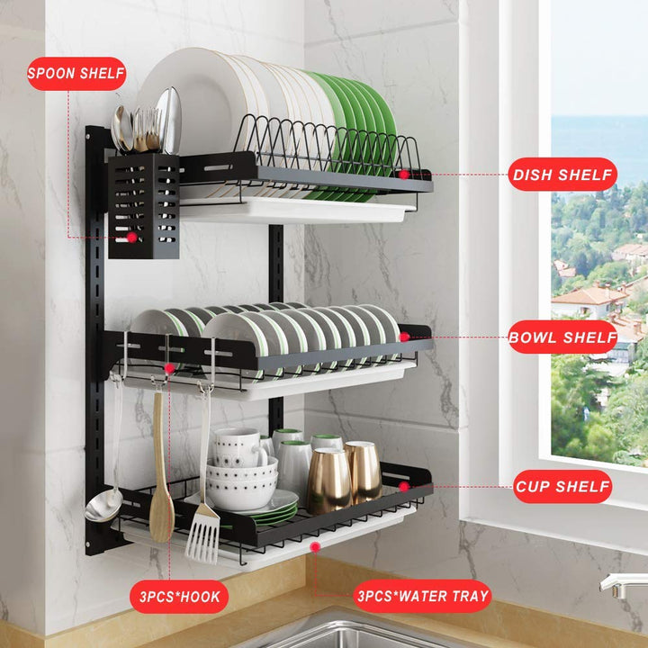 Wall Mounted Cutlery Holder Rack | Furniture | Waseeh Pakistan
