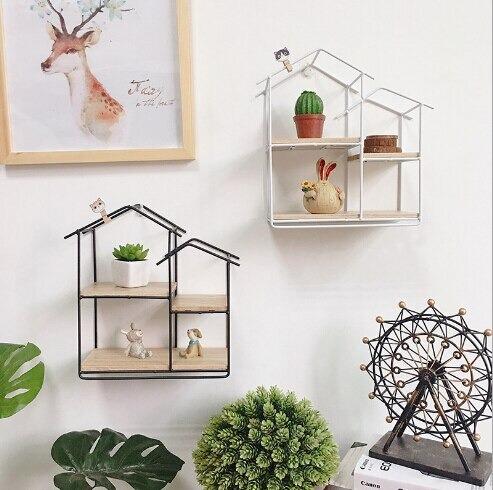 Wall-Mounted "Home" Floating Metal Storage Shelve Frame Decor-Special | Not Sale FB | Waseeh Pakistan