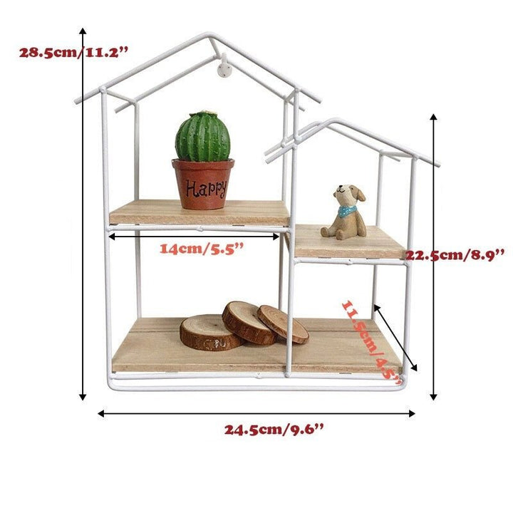 Wall-Mounted "Home" Floating Metal Storage Shelve Frame Decor-Special | Not Sale FB | Waseeh Pakistan