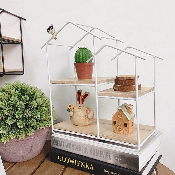 Wall-Mounted "Home" Floating Metal Storage Shelve Frame Decor-Special | Not Sale FB | Waseeh Pakistan