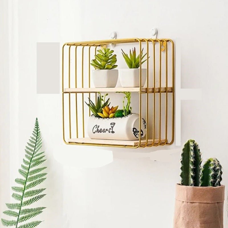 Wall Mounted Lounge Living Drawing Room Floating Metal Frame Shelve Decor | Not Sale FB | Waseeh Pakistan