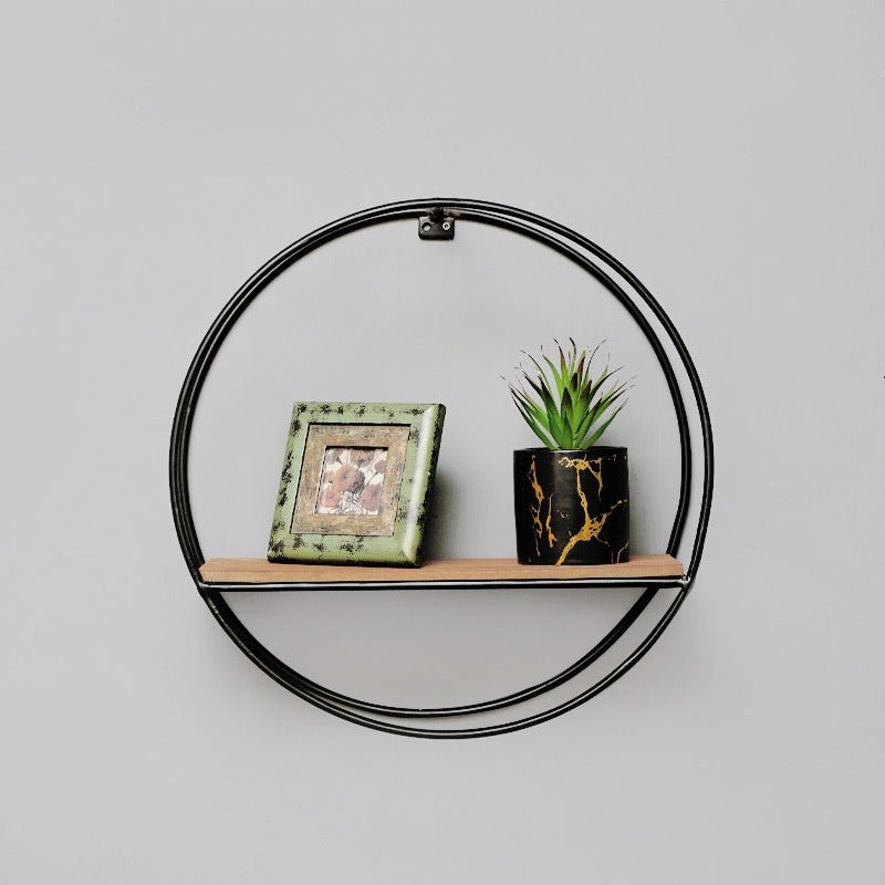 Wall-Mounted "Mini-Round" Floating Metal Storage Organizer Frame Decor - Special | Furniture | Waseeh Pakistan