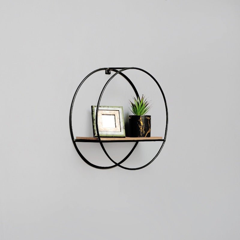 Wall-Mounted "Mini-Round" Floating Metal Storage Organizer Frame Decor - Special | Furniture | Waseeh Pakistan