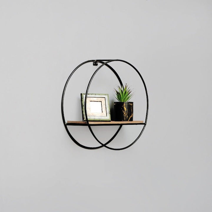 Wall-Mounted "Mini-Round" Floating Metal Storage Organizer Frame Decor - Special | Furniture | Waseeh Pakistan