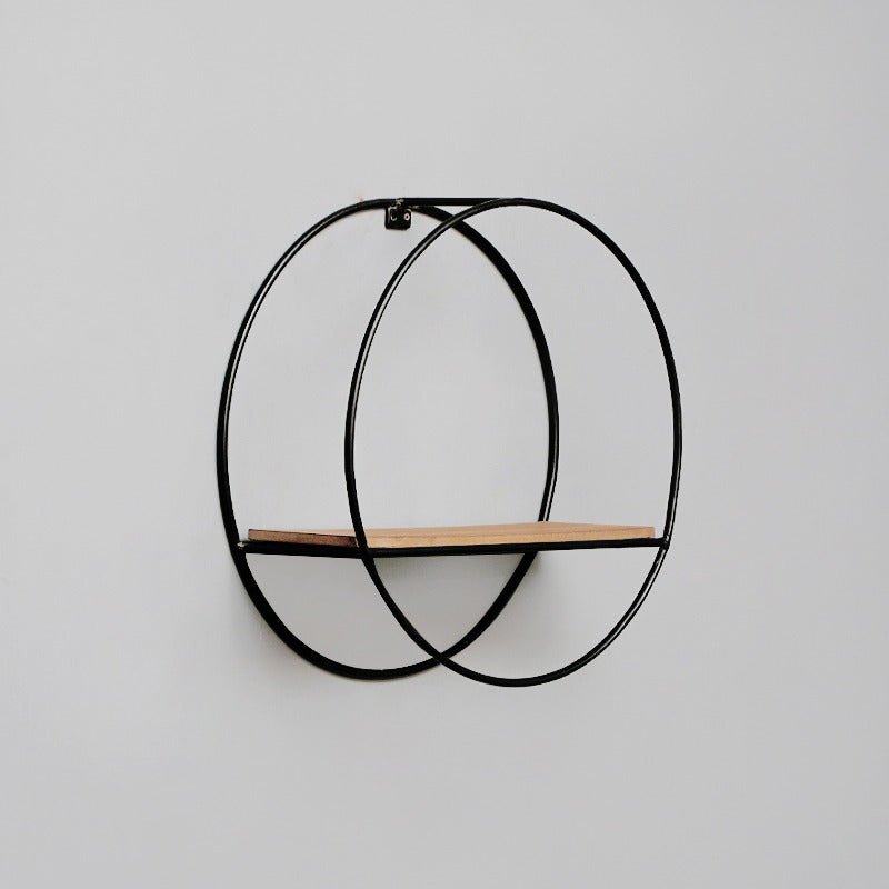 Wall-Mounted "Mini-Round" Floating Metal Storage Organizer Frame Decor - Special | Furniture | Waseeh Pakistan