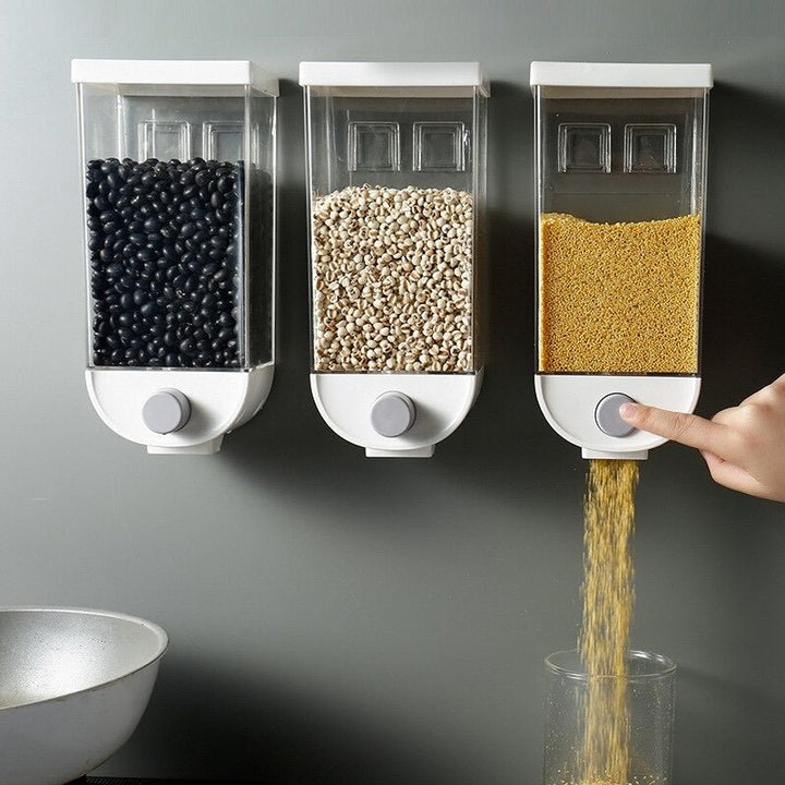 Wall Mounted Rice Container (Square Shaped) | kitchen item | Waseeh Pakistan