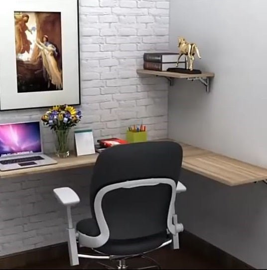 Wall-Mounted Straight Wooden Shelve Decor | Not Sale FB | Waseeh Pakistan