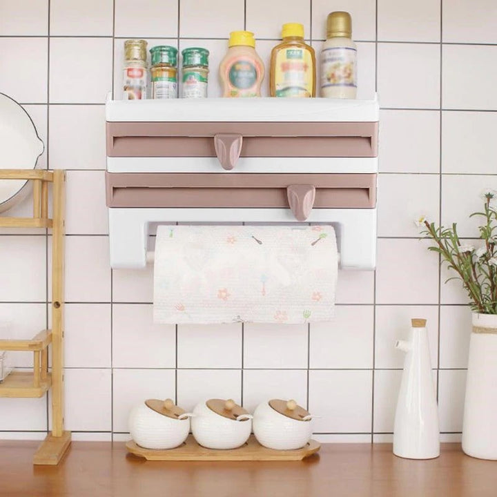 Wall-Mounted Tissue and Spice Holder | Mix &amp; Match | Waseeh Pakistan