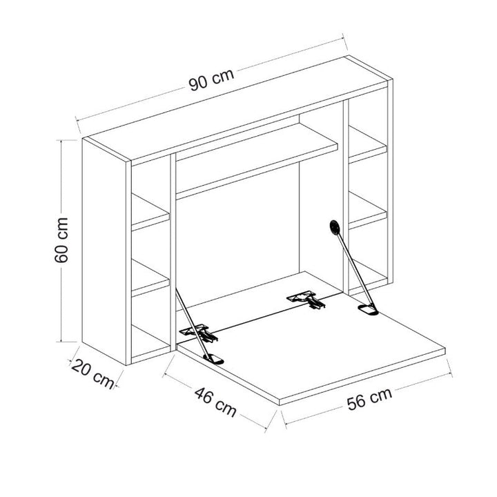 Wall Mounted Work Floating Rack Shelve | Furniture | Waseeh Pakistan