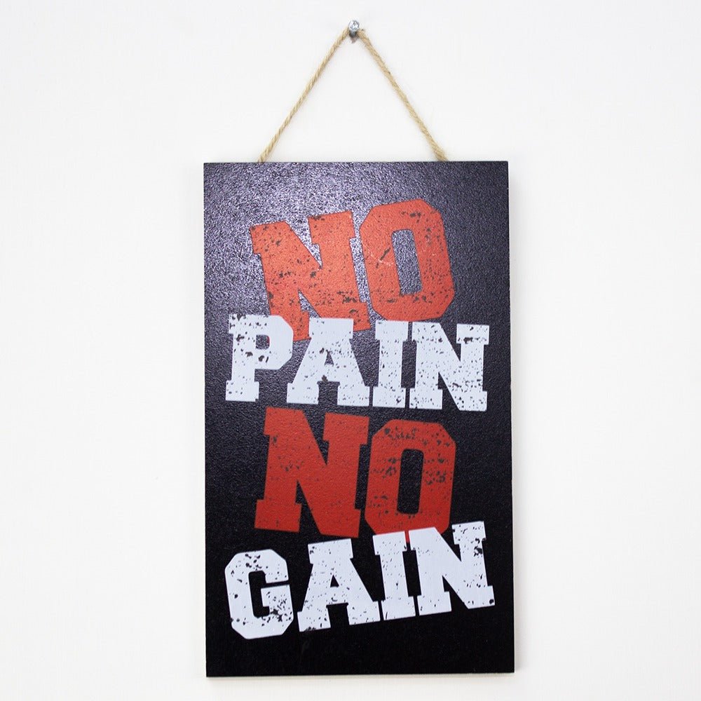 Wall "No pain" Caption Decor | Home Décor | Waseeh Pakistan