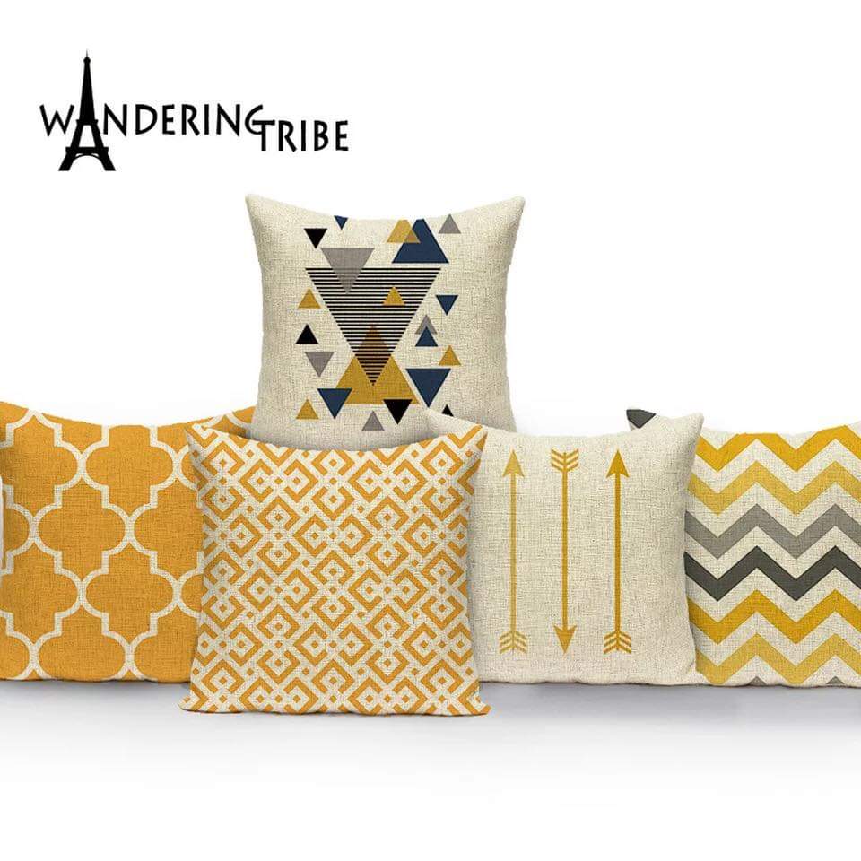 Wanders Tribe Cushion Covers (Set of 5) | Home Décor | Waseeh Pakistan