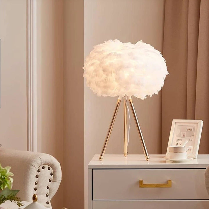Warm Feather Comfy Lamp | Home Décor | Waseeh Pakistan