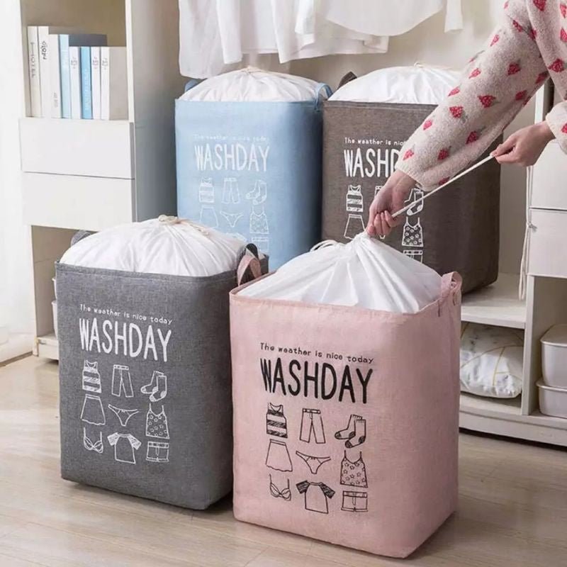 Waterproof Foldable Laundry Boxox | kitchen item | Waseeh Pakistan