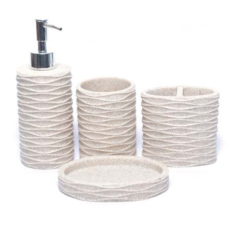 Wavy Bathroom Set | Home Décor | Waseeh Pakistan