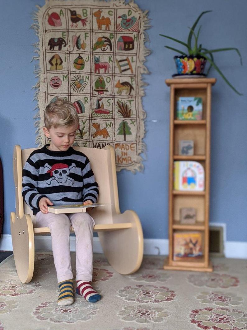 Whale Rocker Modern Kids Chair | Furniture | Waseeh Pakistan