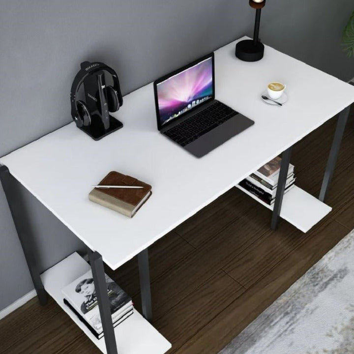 White Aerol Work Writing Home Office Desk Table - Special | Furniture | Waseeh Pakistan