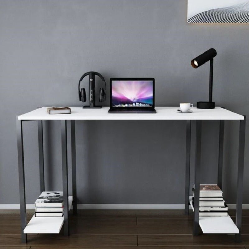 White Aerol Work Writing Home Office Desk Table - Special | Furniture | Waseeh Pakistan