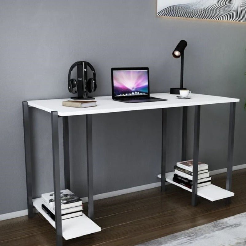 White Aerol Work Writing Home Office Desk Table - Special | Furniture | Waseeh Pakistan