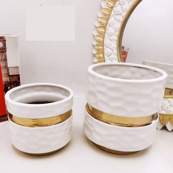 White &amp; Black Pair Candy Vase (Pack 2) | Home Décor | Waseeh Pakistan