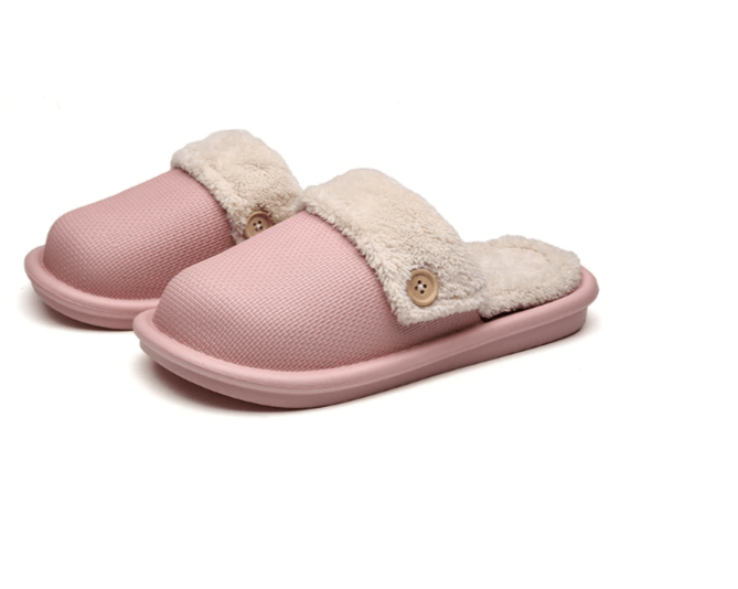 Winter Fur Waterproof Slippers (Pink) | Fashion Point | Waseeh Pakistan