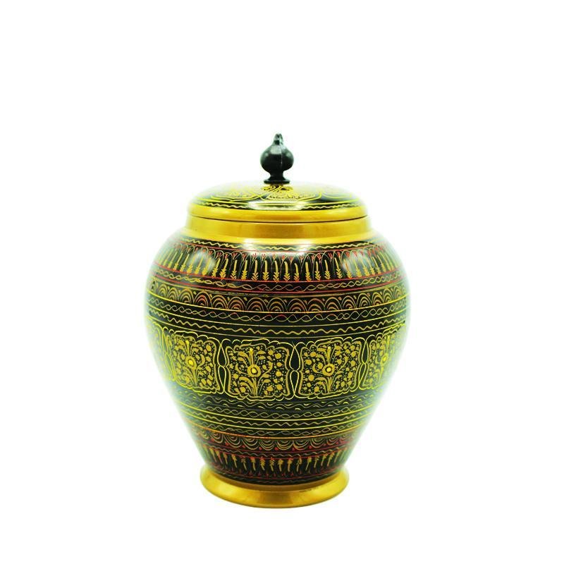 Wooden Candy Jar in Nakshi Art 8&