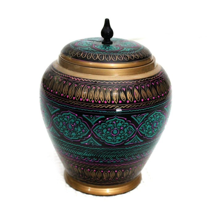 Wooden Candy Jar in Nakshi Art 8&