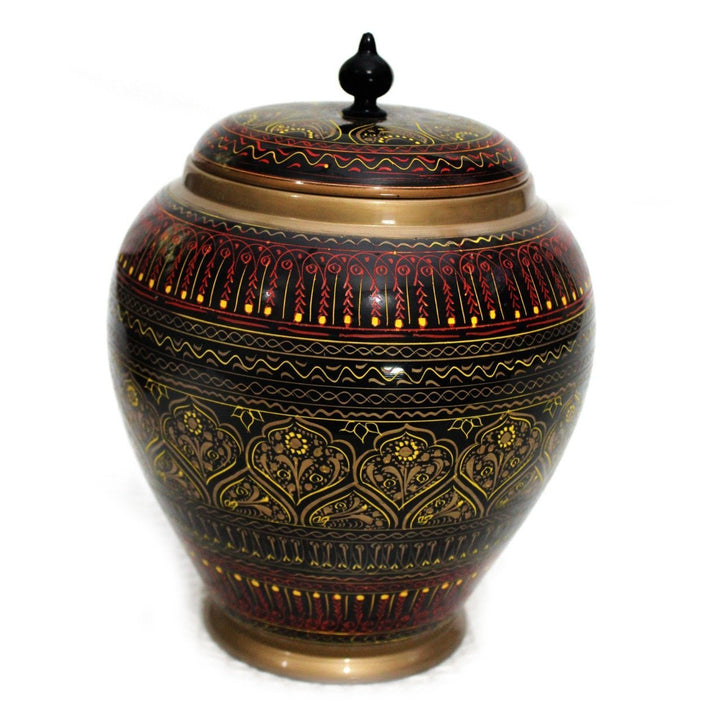 Wooden Candy Jar in Nakshi Art 8&