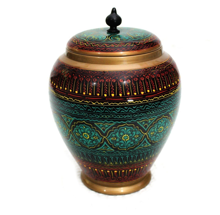 Wooden Candy Jar in Nakshi Art 9&