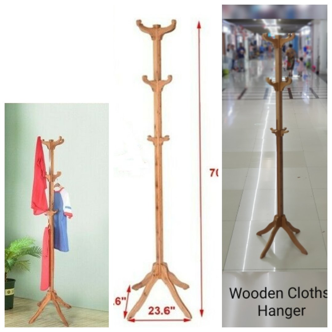 Wooden Clothing Hanger (Tree Shaped) | Mix & Match | Waseeh Pakistan