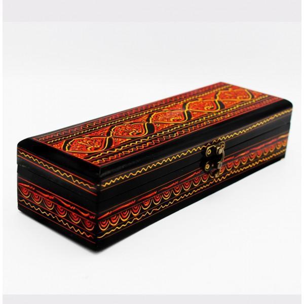 Wooden Hand Made Jewellery Box - Nakshi | Wooden Handy Crafts | Waseeh Pakistan