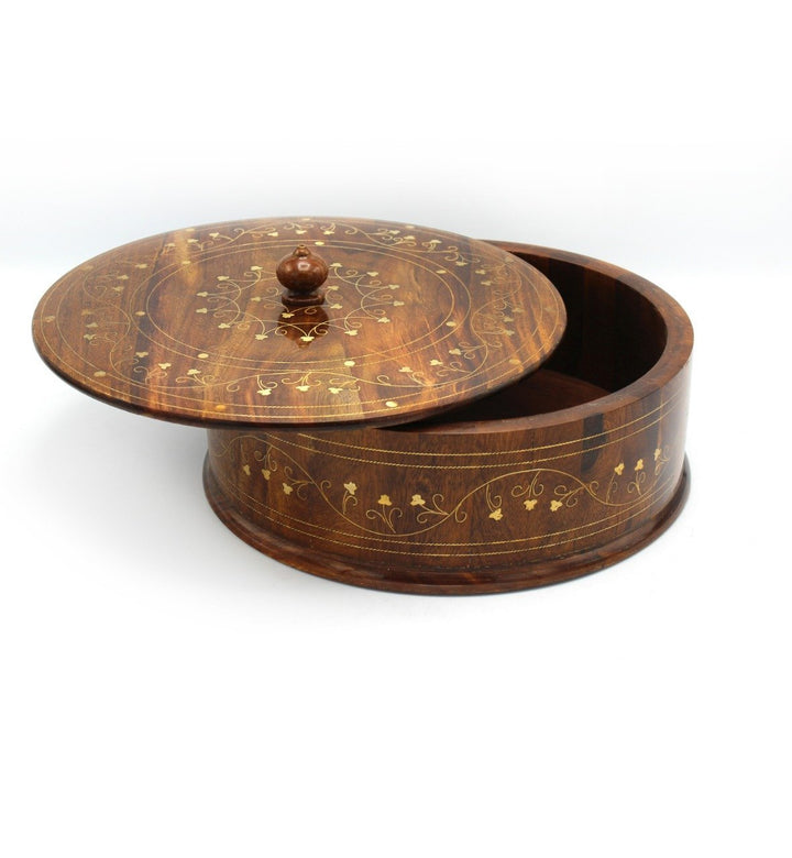 Wooden Hot Pot - 12" | Wooden Handy Crafts | Waseeh Pakistan