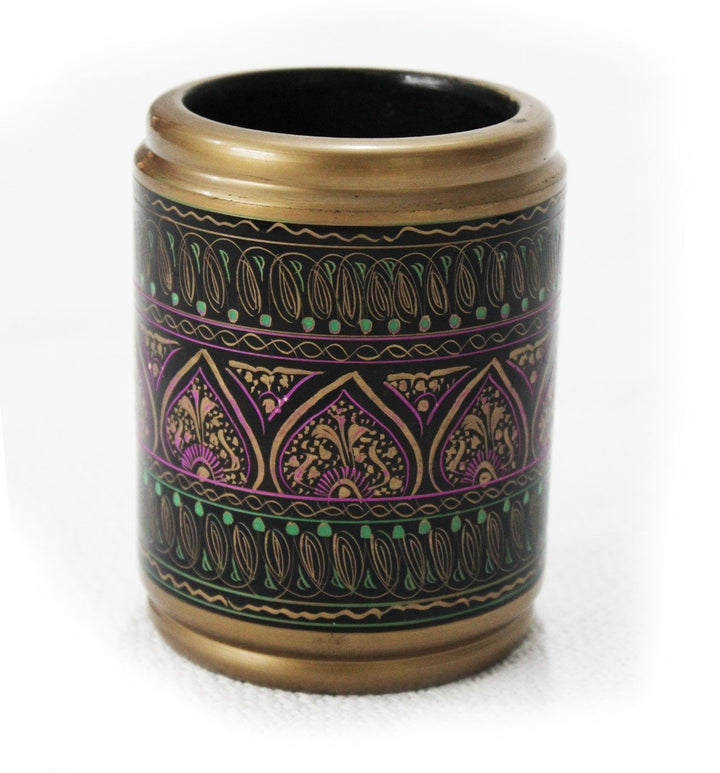 Wooden Pen Holder in Nakshi Art | Wooden Handy Crafts | Waseeh Pakistan