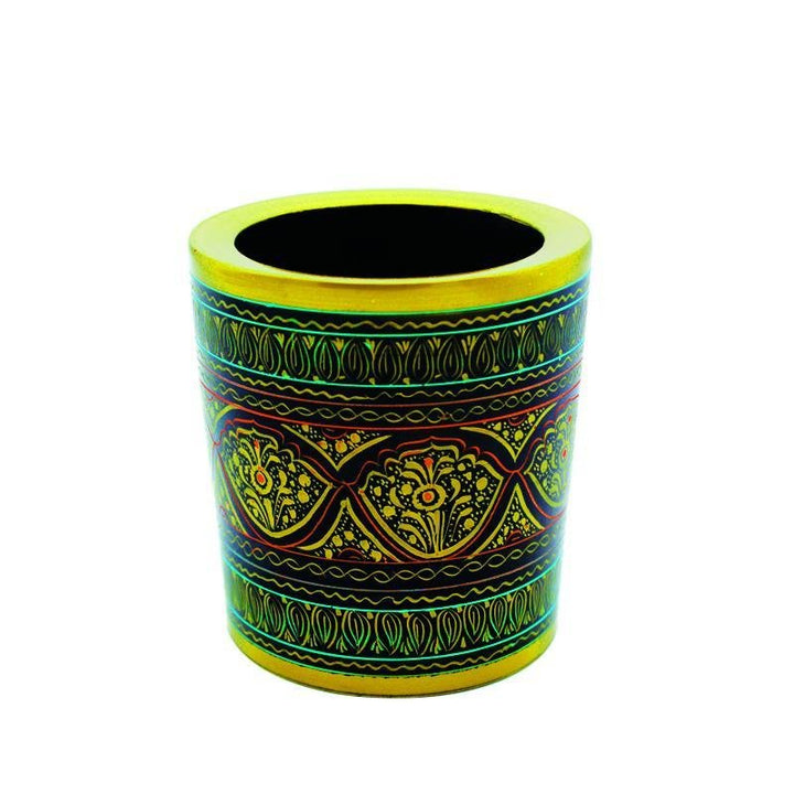 Wooden Pen Holder in Nakshi Art | Wooden Handy Crafts | Waseeh Pakistan