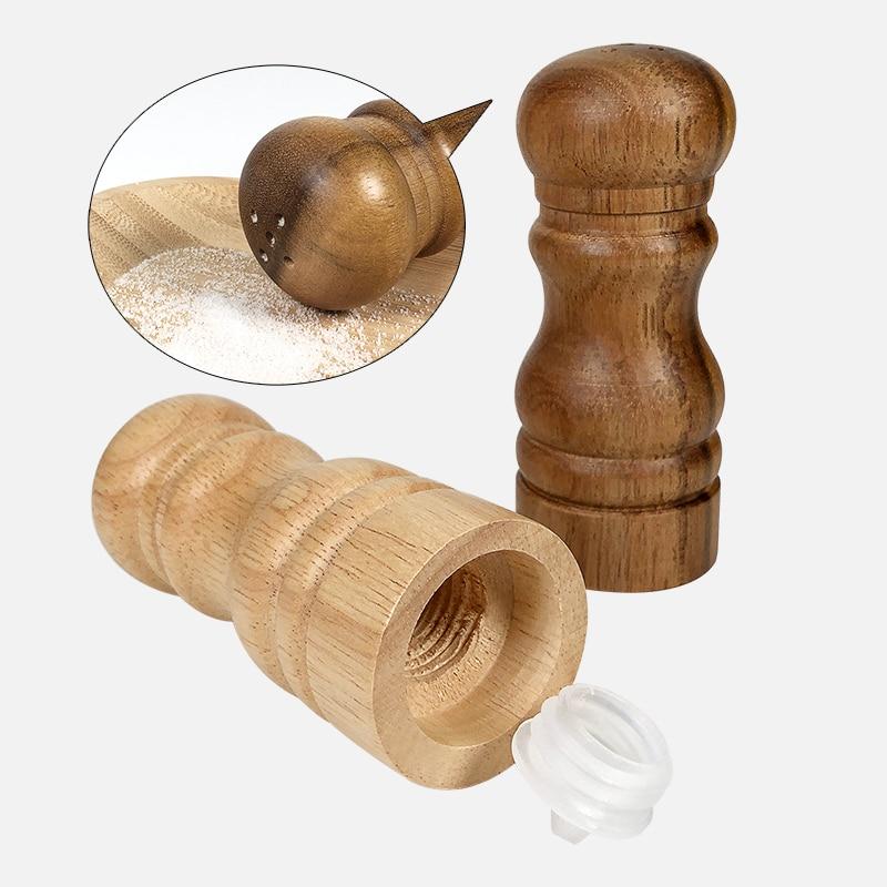 Wooden Salt and Pepper pot (1Piece) | kitchen item | Waseeh Pakistan