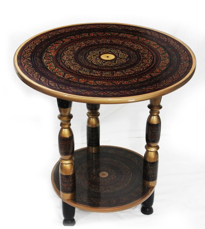 Wooden Table in Nakshi Art Top 24&