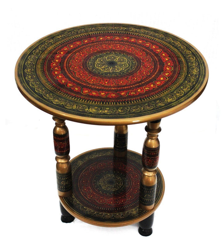 Wooden Table in Nakshi Art Top 24&