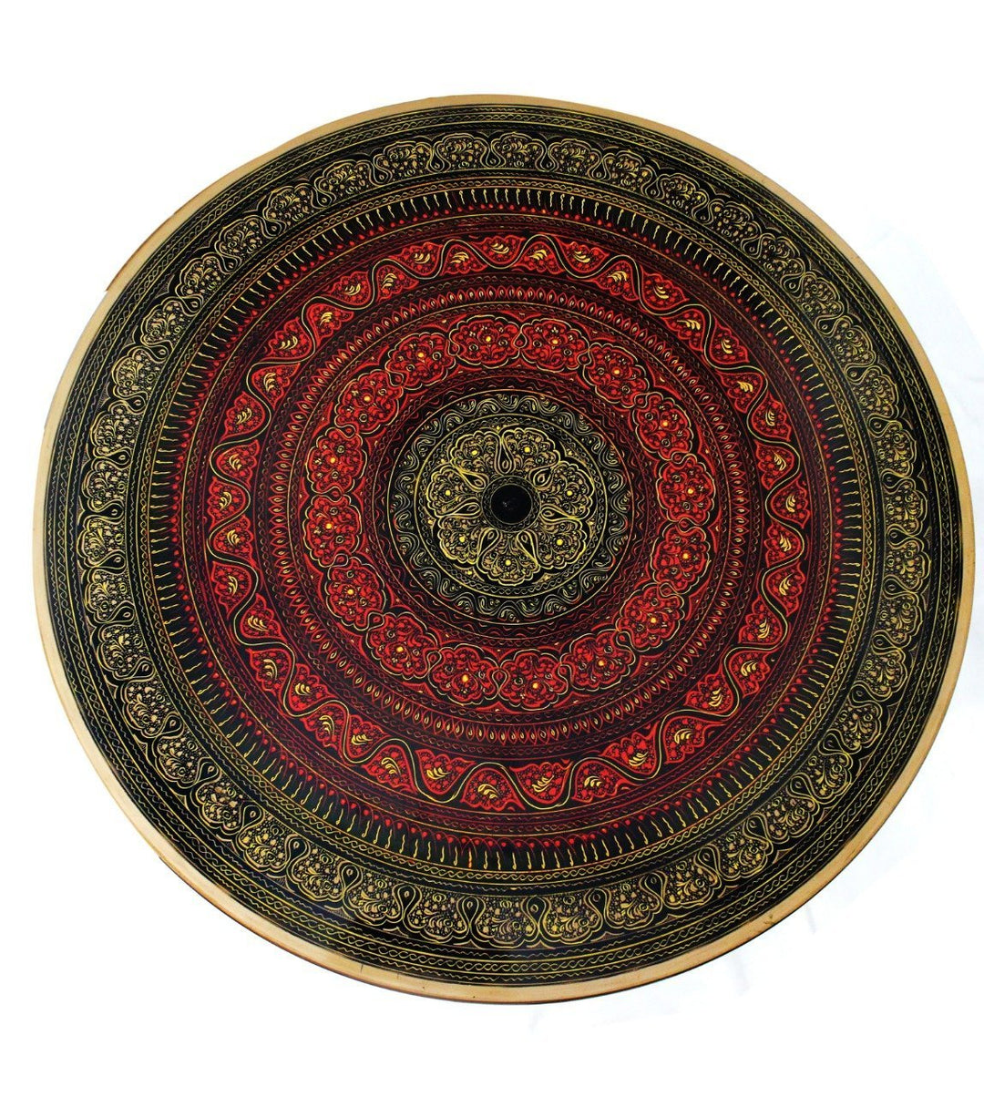 Wooden Table in Nakshi Art Top 24&