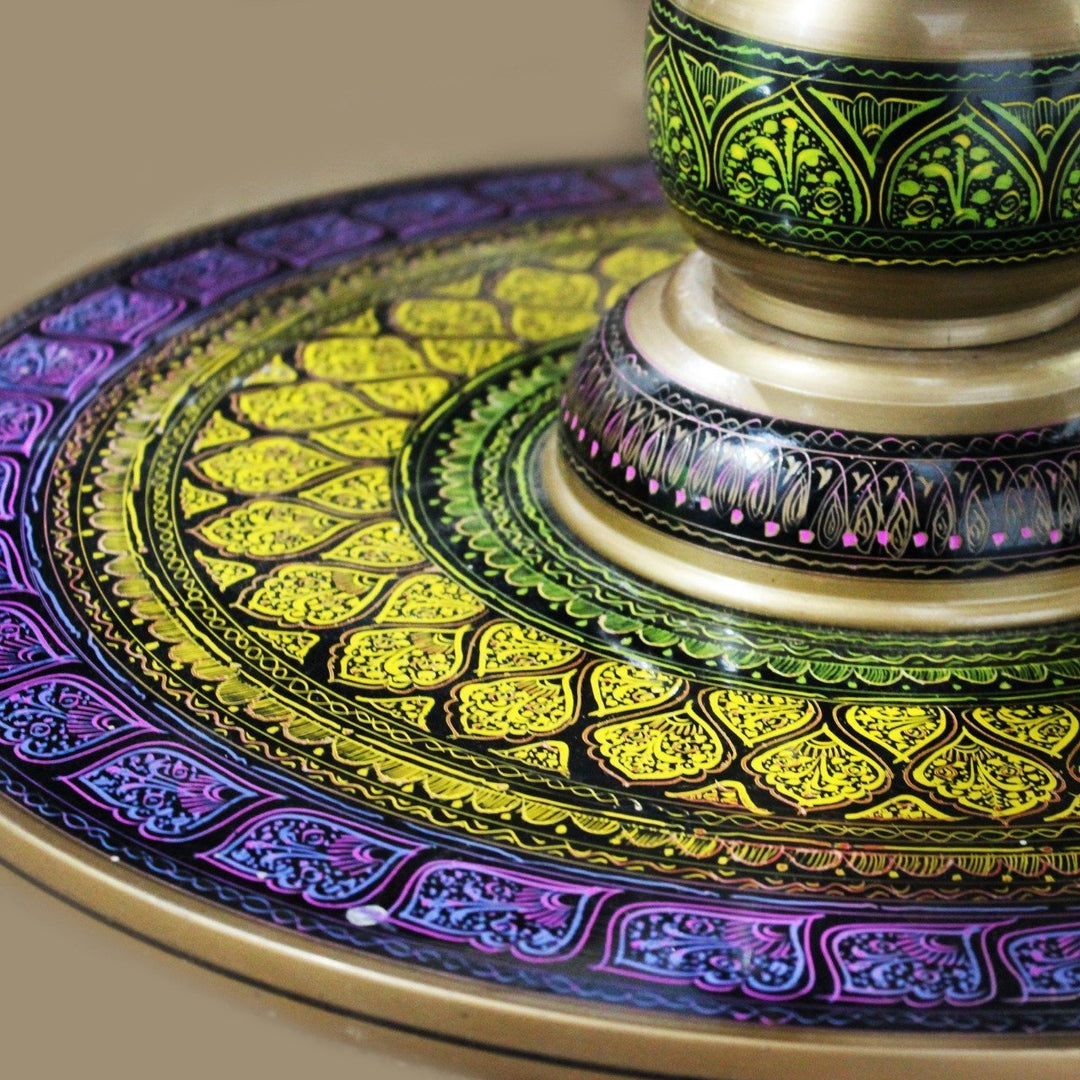 Wooden Table in Nakshi Art Top 24&