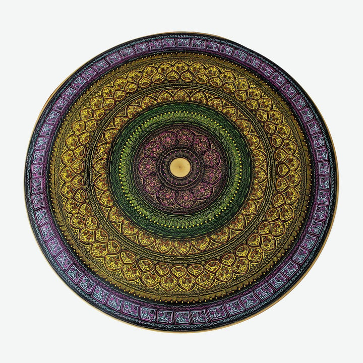 Wooden Table in Nakshi Art Top 24&