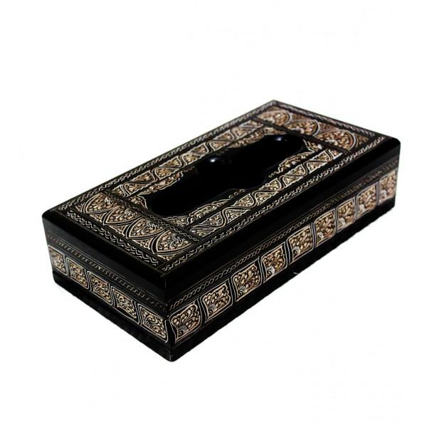 Wooden Tissue Box - Nakshi | Wooden Handy Crafts | Waseeh Pakistan
