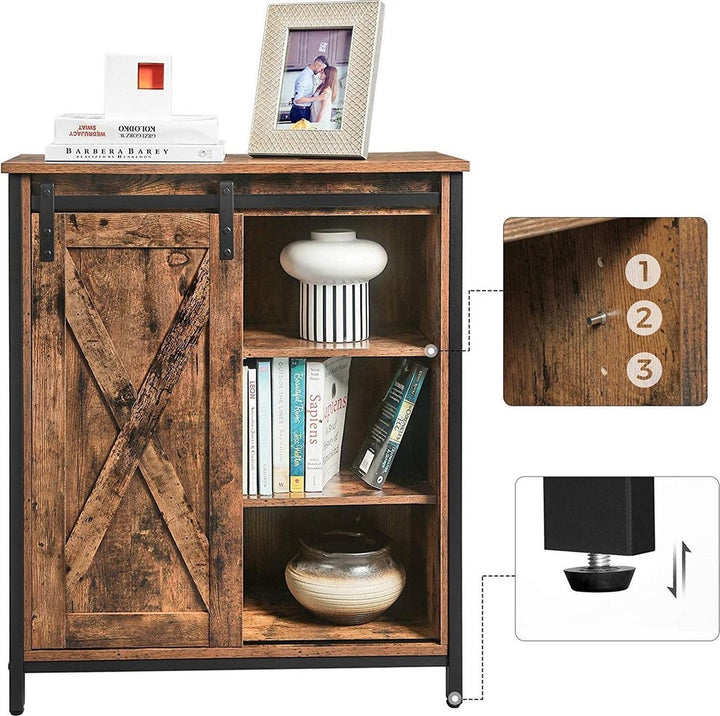 Woodland Side Cabinet Storage Organizer Rack | Furniture | Waseeh Pakistan