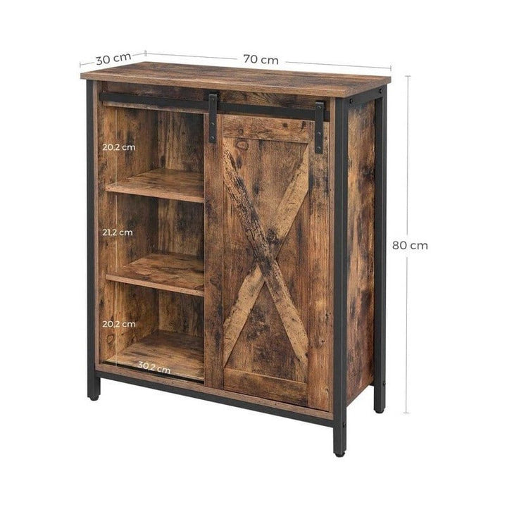 Woodland Side Cabinet Storage Organizer Rack | Furniture | Waseeh Pakistan