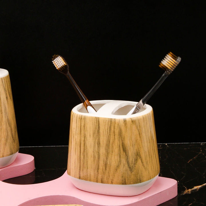 Woody Convas Bathroom Set | Home Décor | Waseeh Pakistan
