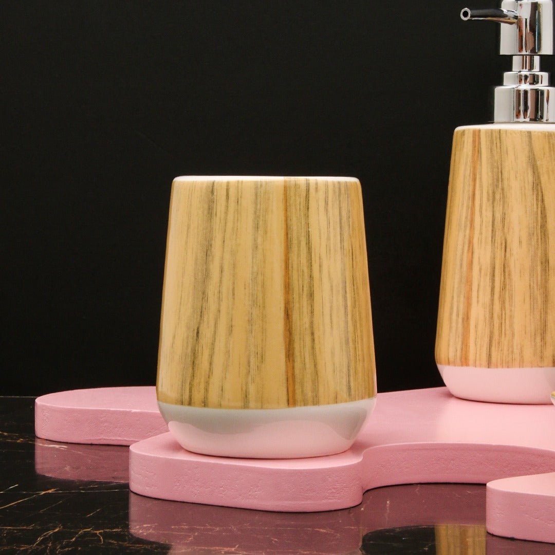 Woody Convas Bathroom Set | Home Décor | Waseeh Pakistan