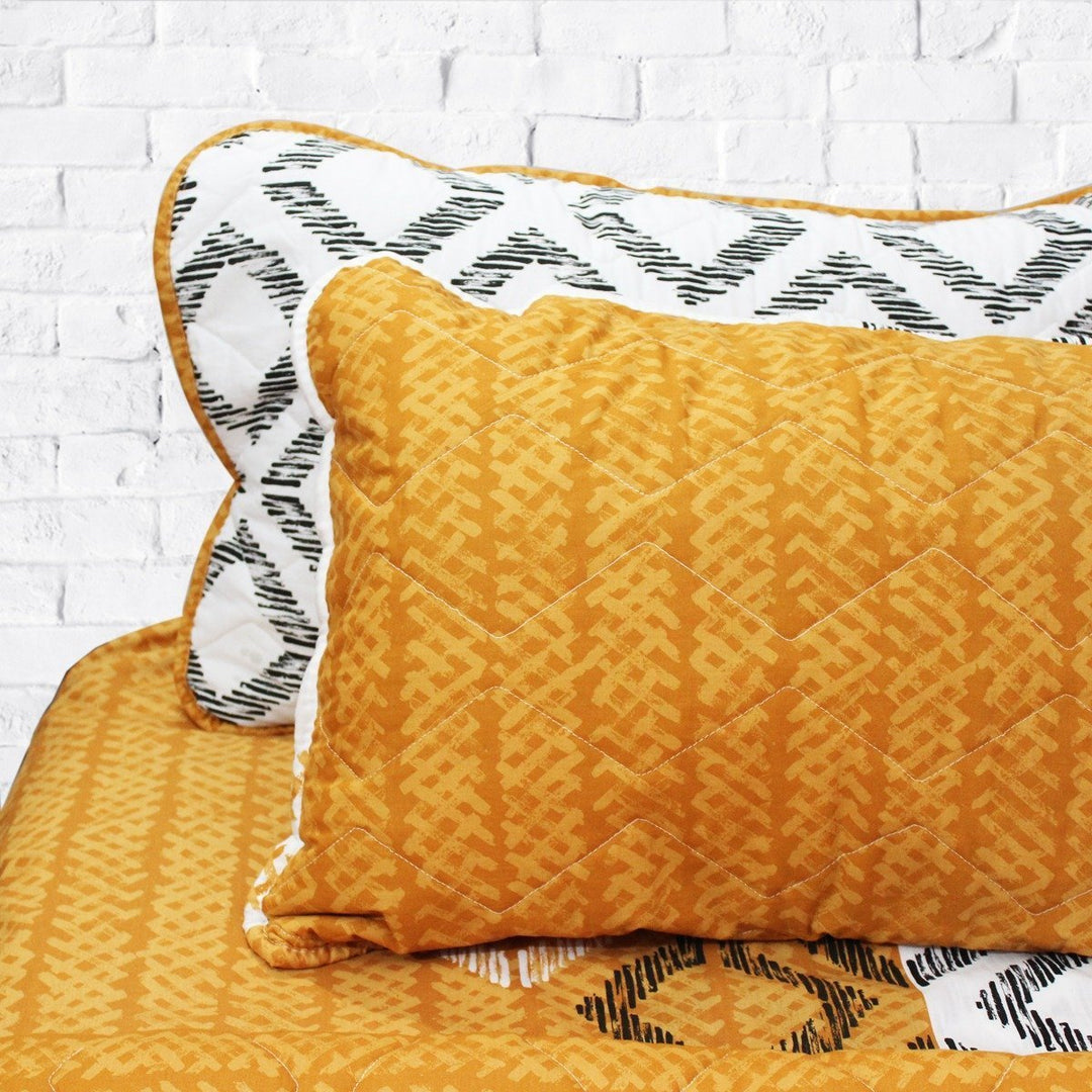 Yellow Fellow - Export Quality Bed Spread Set - 6 pc | Home Décor | Waseeh Pakistan